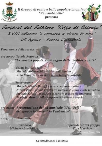 XVIII Festival del folklore "Città di Bitonto"
