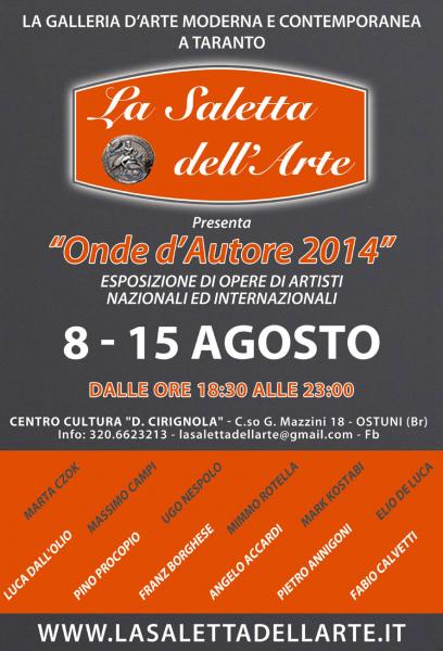 Collettiva di pittura "Onde D'Autore 2014"