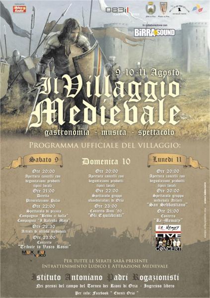 "VILLAGGIO MEDIEVALE" - Gastronomia - Musica - Spettacolo