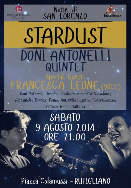 STARDUST con Doni Antonelli Quintet Special Guest Francesca Leone