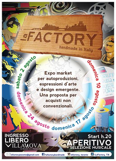 La factory - handmade in italy "l'aperitivo artistico"