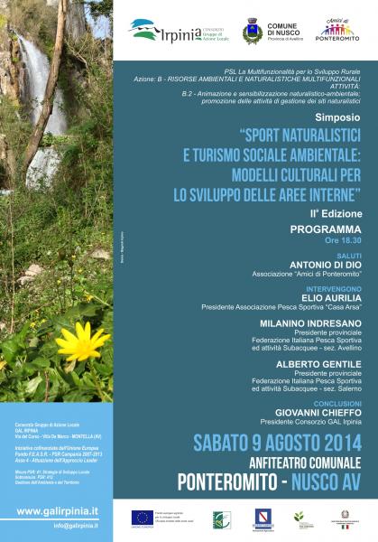 SIMPOSIO “Sport naturalistici e turismo sociale ambientale: modelli culturali per lo sviluppo delle aree interne” - II Edizione