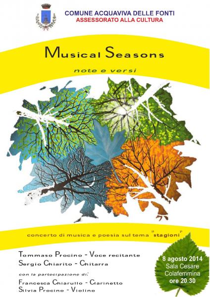 Musical Seasons: Note e Versi