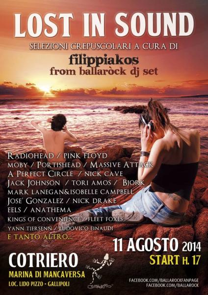 Lost in Sound al Cotriero. Le selezioni crepuscolari di Filippiakos da Ballaròck.