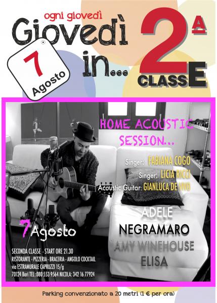 Seconda Classe con Home Acoustic Session