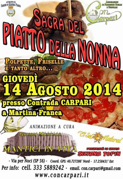 Sagra "PIATTO DELLA NONNA"