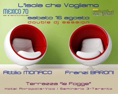 Le Terrazze dell'Isola "Le Fogge" - Double Dj Session Attilio MONACO & Franzi BARONI