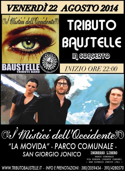I MISTICI DELL'OCCIDENTE - Baustelle Tribute Band  - LIVE