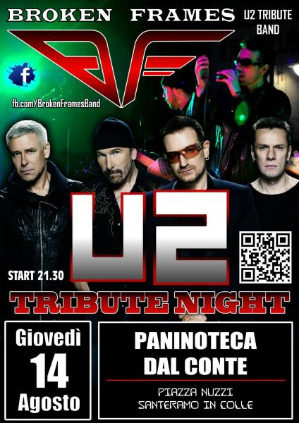 U2 TRIBUTE NIGHT - Broken Frames U2 TRIBUTE BAND