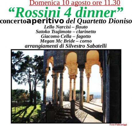 Al Minareto, il Quartetto Dioniso e le musiche di Rossini