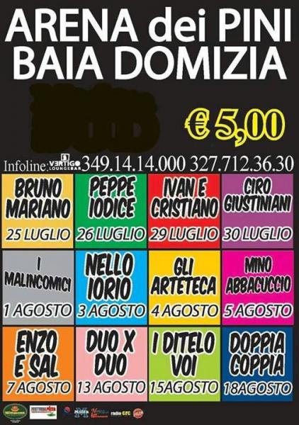 I duo X duo all'Arena dei Pini
