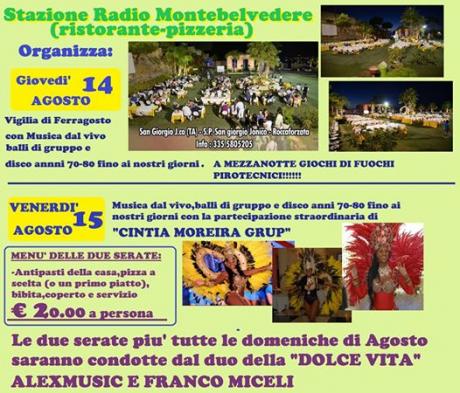 Ferragosto alla Stazione Radio Montebelvedere