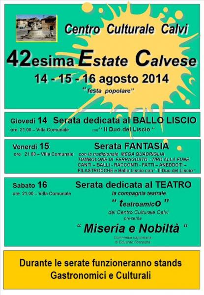 L'Estate Calvese - 42esima edizione