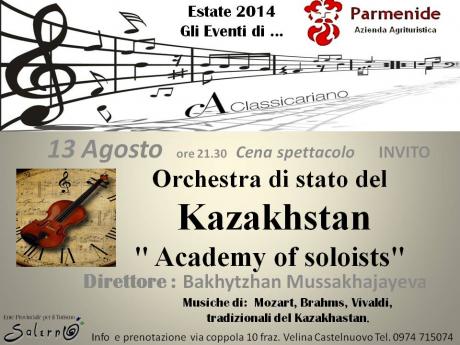 Orchestra di Stato del Kazakhstan “Acadeny of soloists” - Direttore Bakhytzhan Mussakhajayeva