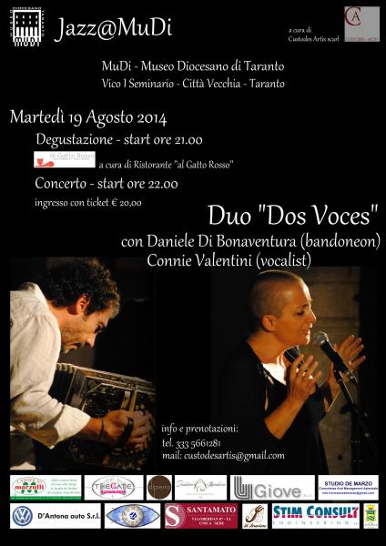 Daniele Di Bonaventura & Connie Valentini: “DOS VOCES”