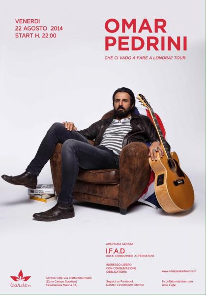 Omar Pedrini in tour al Garden
