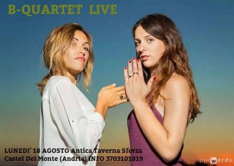 B-QUARTET UNDER THE CASTLE: Carolina Bubbico & Serena Brancale live - Taverna Sforza (Castel Del Monte)