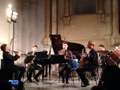 "I COLORI DELLA MUSICA"  IL MEDITERRANEAN SAX QUARTET PER LA RASSEGNA MUSICARTE AL PALAZZO DELLA MARRA a cura dell'Associazione Cultura e Musica "G. Curci"
