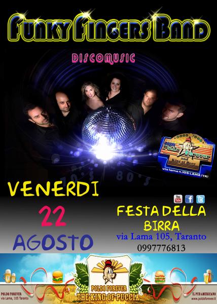 FUNKY FINGERS BAND live Festa della Birra
