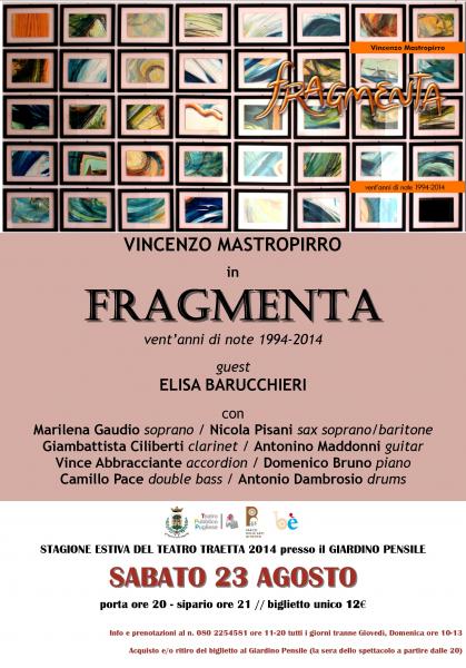 Fragmenta - di e con Vincenzo Mastropirro