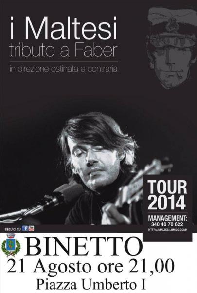 Tributo a Fabrizio de Andre' con i Maltesi