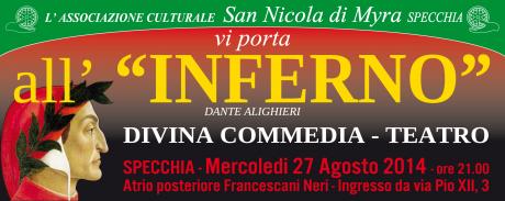Inferno  - Divina Commedia di Dante Alighieri  -  Rappresentazione Teatrale