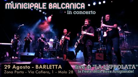Municipale Balcanica live a "la Luppolata"