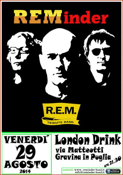 REMinder in Concerto al London Drink