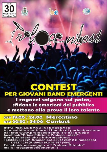 Proloco...ntest per band emergenti