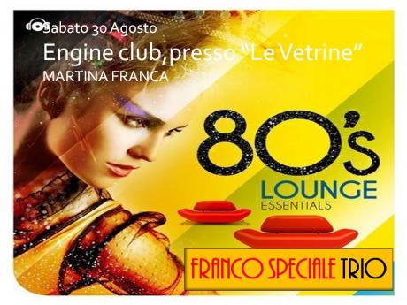 Franco Speciale trio - 80's . Le Terrazze dell'Engine alle Vetrine!