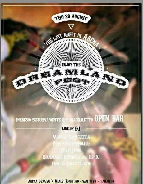 Dreamland Fest C/o Dejavue