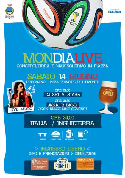 MondiaLive - concerti, birra e maxischermo in piazza