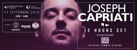 Play the Music in the Park - Closing Party - 12 hours Joseph Capriati