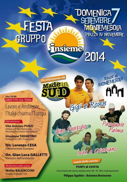 Festa gruppo INSIEME "Made in Montemesola"