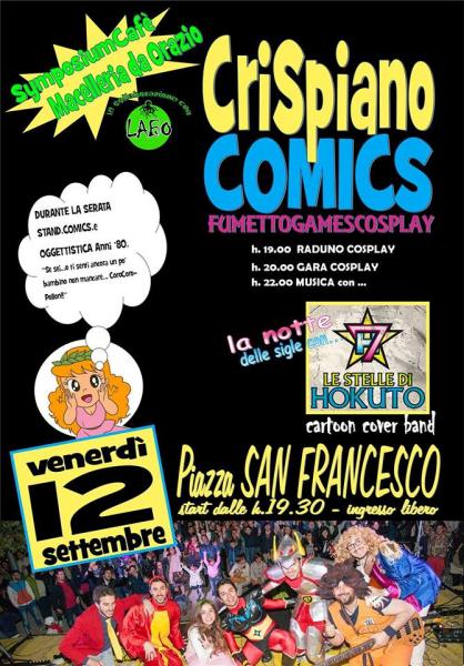 CRISPIANO COMICS @ Symposium Cafè Crispiano