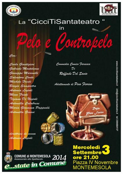 Commedia "Pelo e Contropelo"