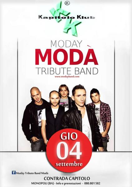 Moda'y Tribute Band Moda' live