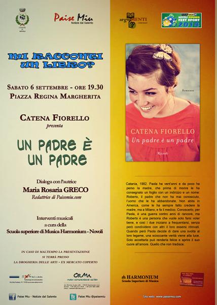 MI RACCONTI UN LIBRO? Catena Fiorello apre a Novoli la rassegna a cura di Paisemiu.com