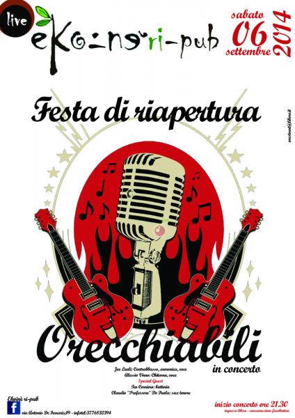 Gli orecchiabili - Ekoiné ri-pub festa di riapertura