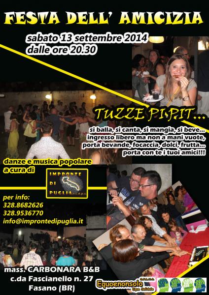 Festa dell'Amicizia - Fine Estate 2014