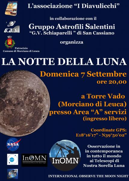 LA NOTTE DELLA LUNA -  International Observe the Moon Night