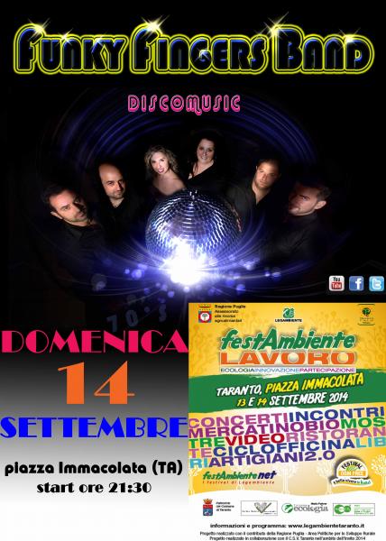 FUNKY FINGERS BAND live per FestAmbienteTaranto
