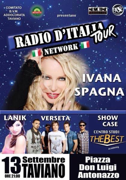 "Radio d'Italia Network" con Ivana Spagna, LaNik e i Verseta