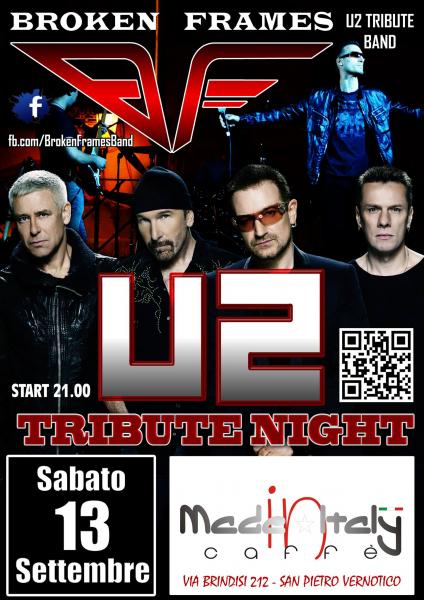 U2 Tribute Night - Broken Frames u2 Tribute Band