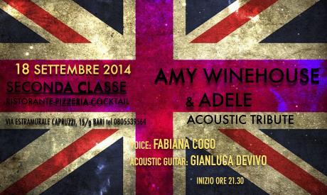 Tributo ad Adele & Amy Winehouse in acustico Gianluca De Vivo-Fabiana Cogo