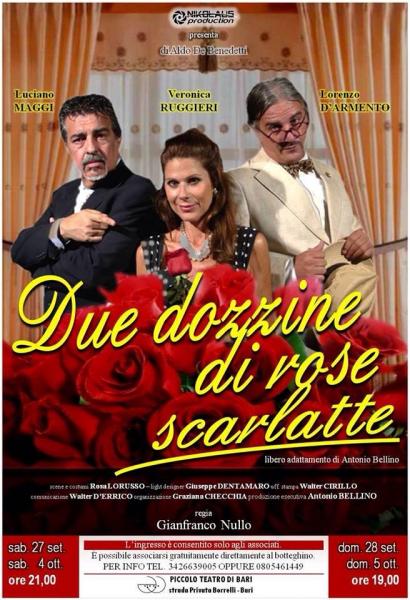 Due dozzine di rose scarlatte