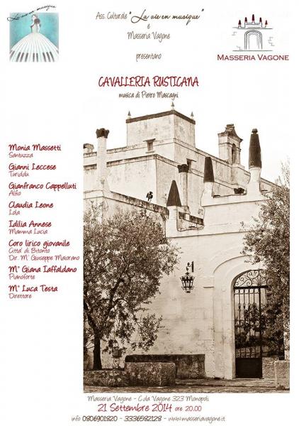 CAVALLERIA RUSTICANA di Pietro Mascagni
