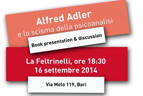 Book presentation & discussion "ALFRED ADLER e lo scisma della psicoanalisi"