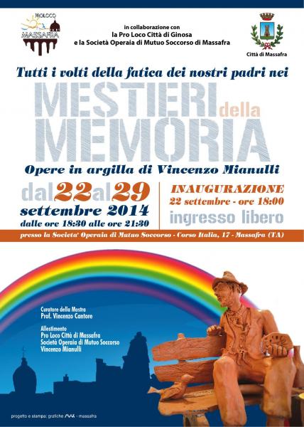 "I MESTIERI DELLA MEMORIA" - Mostra opere in argilla