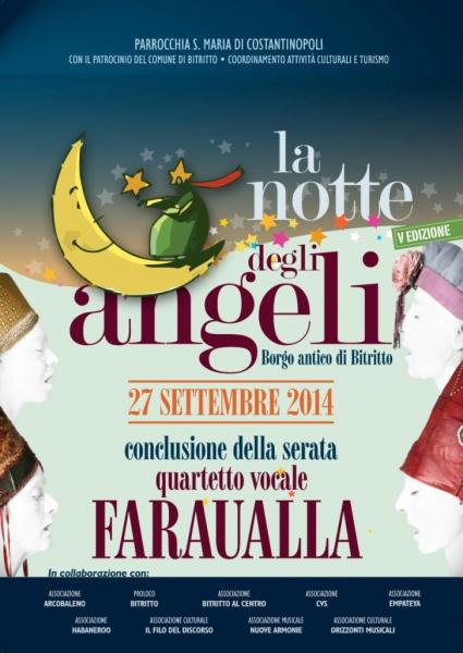 Le FARAUALLA in volo tra gli angeli